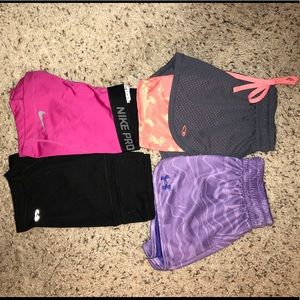 Workout shorts bundle